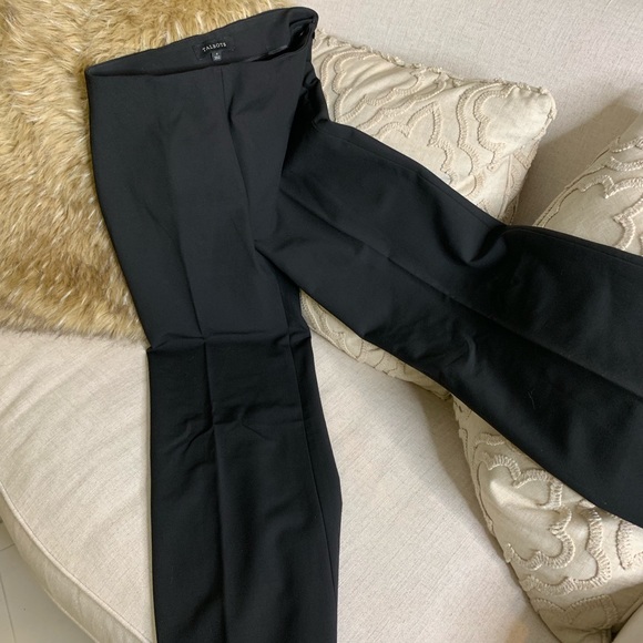 Talbots Wide Leg Side Zip Slacks - Picture 4 of 7